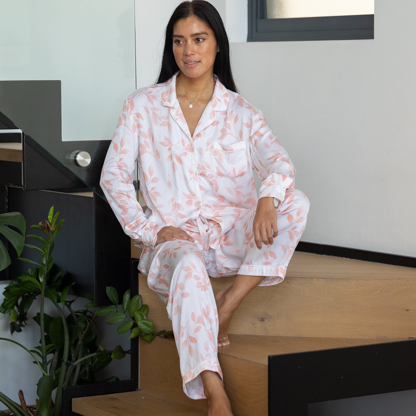 Avery Sunrise - Long Set | 100% Bamboo Lyocell Pyjamas