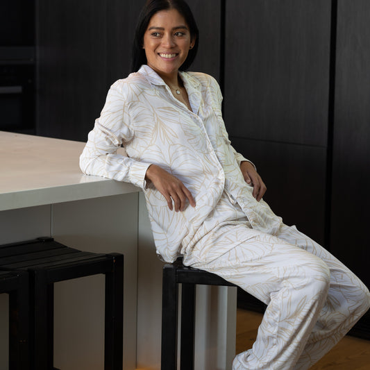 Avalon Palms - Long Set | 100% Bamboo Lyocell Pyjamas