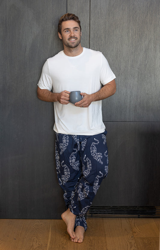 Men's Bengal Blues Pants  | 100% Bamboo Lyocell Pyjamas