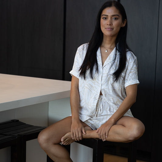 Avalon Palms - Short Set  | 100% Bamboo Lyocell Pyjamas
