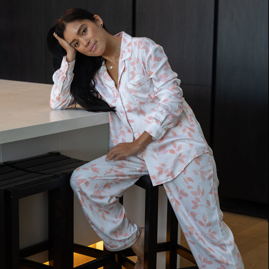 Avery Sunrise - Long Set  | 100% Bamboo Lyocell Pyjamas