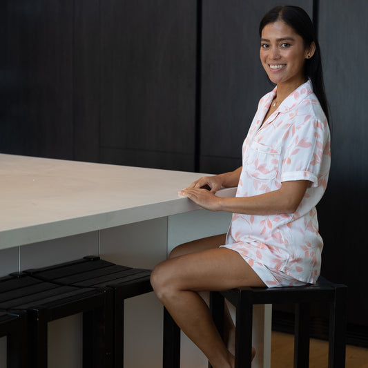 Avery Sunrise - Short Set  | 100% Bamboo Lyocell Pyjamas