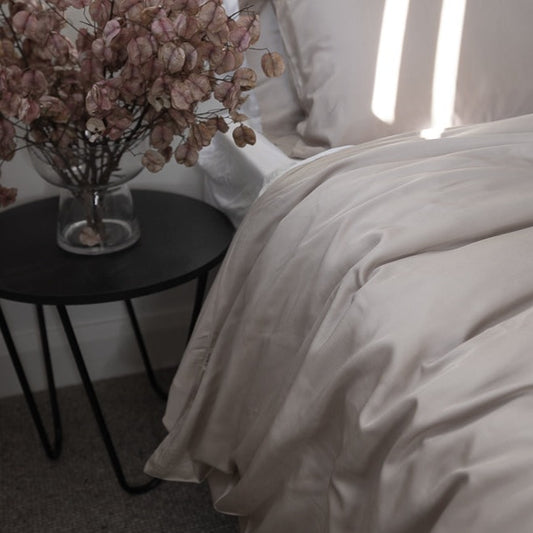 Bamboo Lyocell Duvet Cover - Biscuit