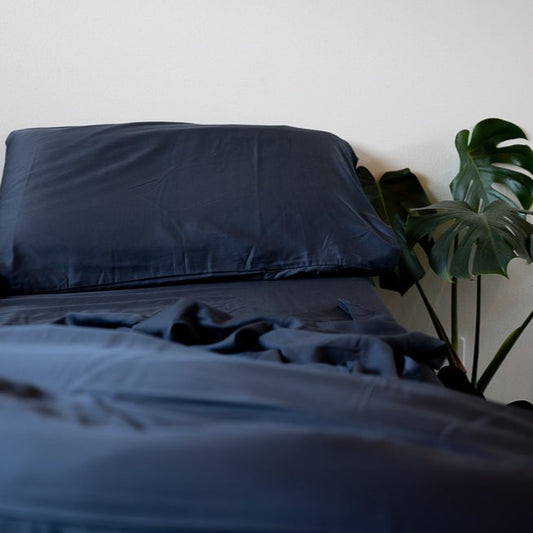 Bamboo Lyocell Duvet Cover - Slate