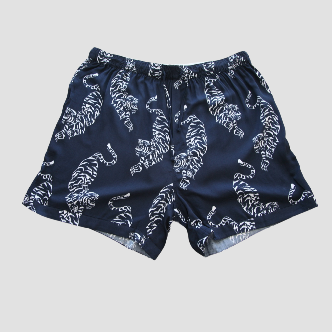 Men's Bengal Blues Shorts  | 100% Bamboo Lyocell Pyjamas